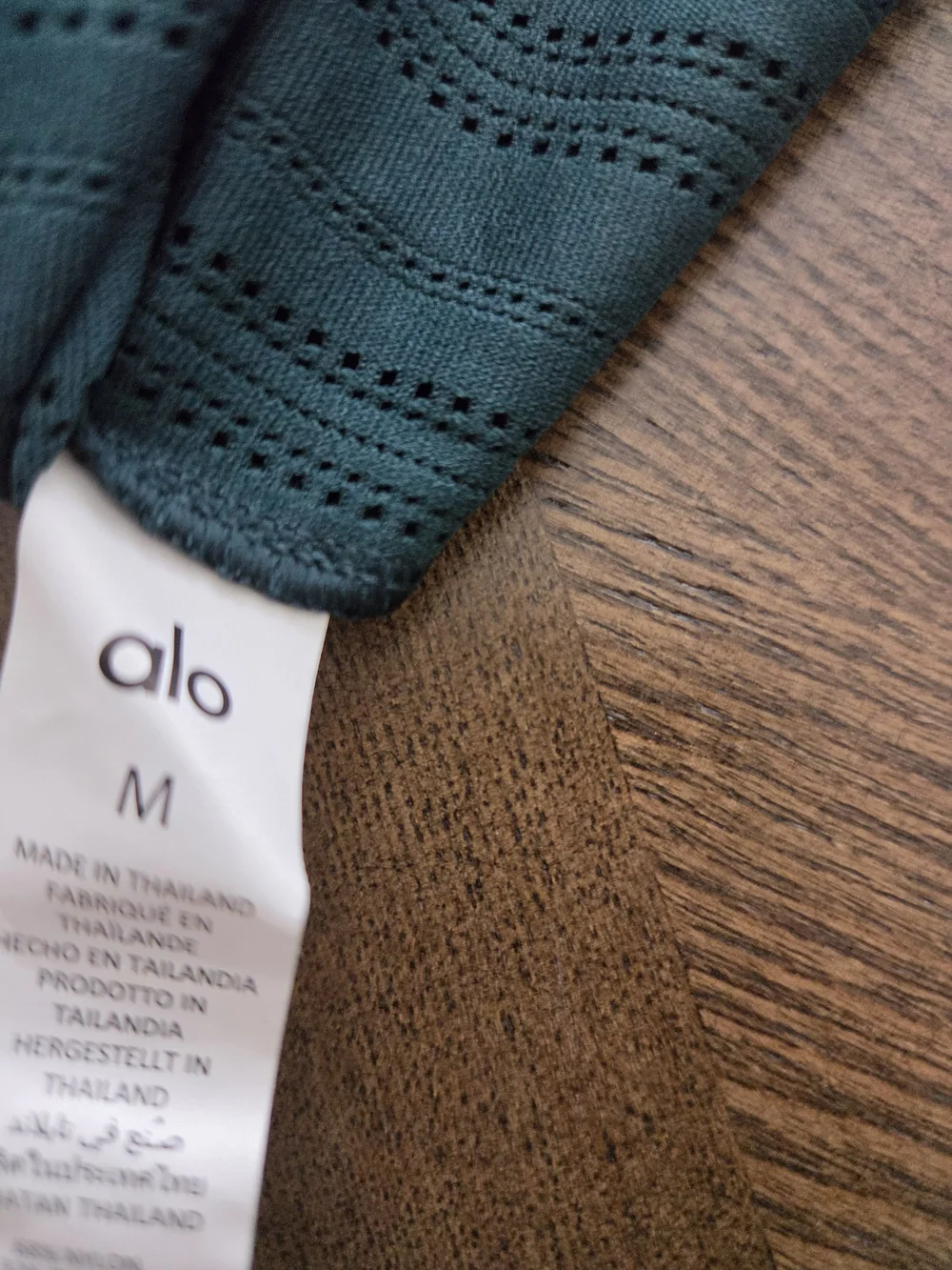 Alo Yoga NWOT Euphoria Long Sleeve Dress in Midnight Green sz MEDIUM